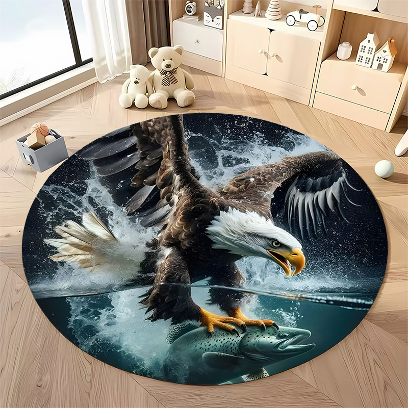 Outdoor Hunting Toilet - Free shipping! Eagle Hunting Scene Rug