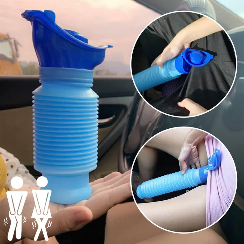 Outdoor Hunting Toilet - 750ml Portable Adult Urinal Outdoor Camping