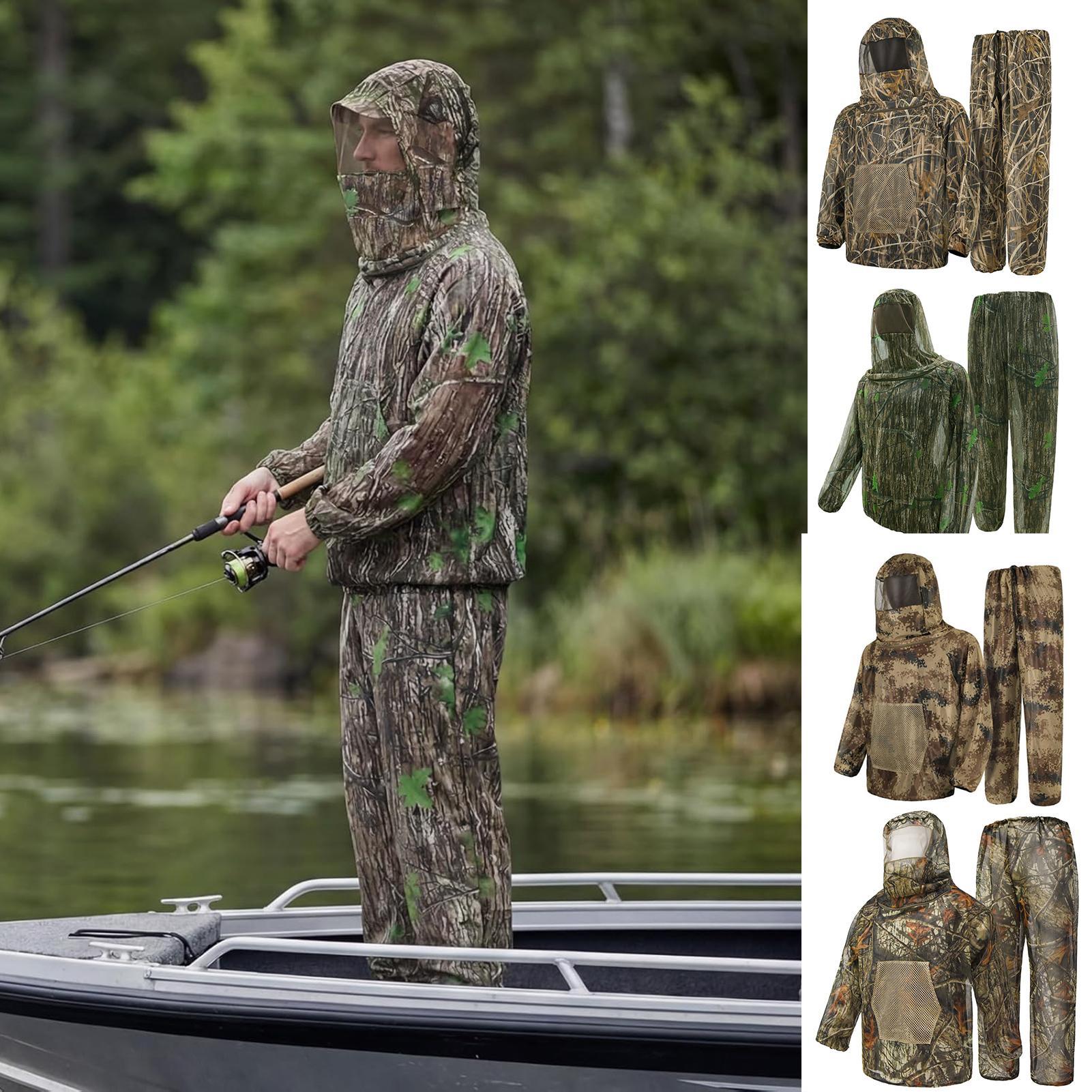 Outdoor Hunting Outfit - Hunting Clothes Fly Proof Mesh Outfit