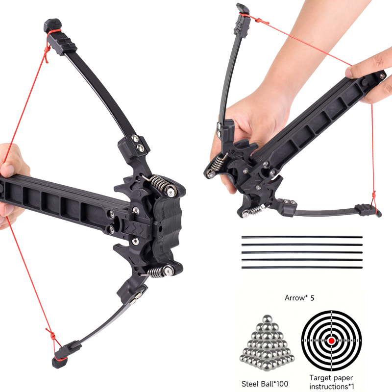 Hunting Bow Compound - 18 Round Steel Ball Combo/archery Dual-purpose