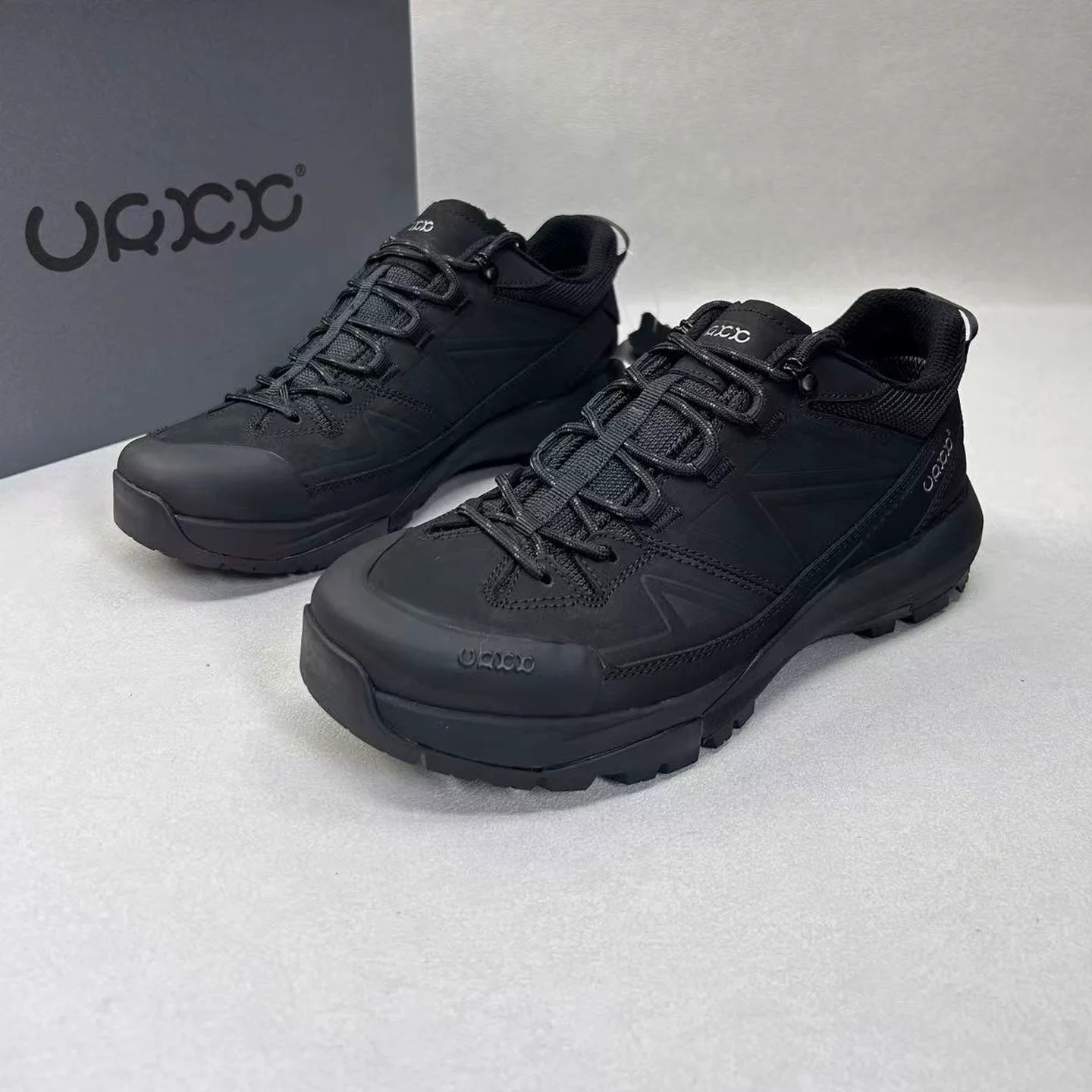 Cow Leather Shoes Men Trendy O - Outdoor Hunting Outfit ulasan dan harga
