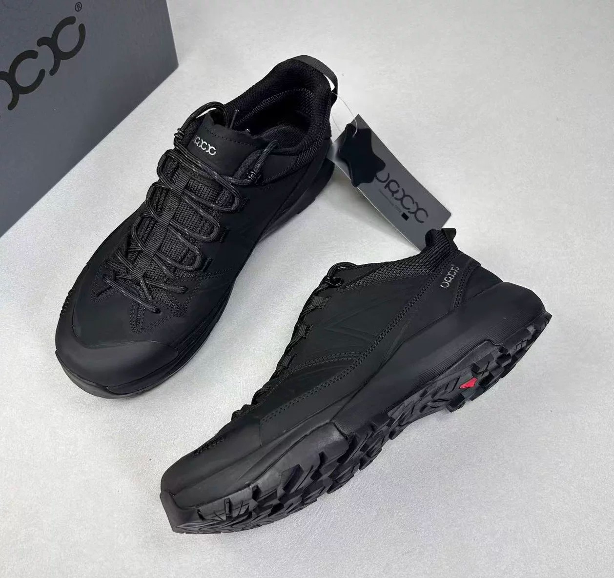 Cow Leather Shoes Men Trendy O - Outdoor Hunting Outfit ulasan dan harga