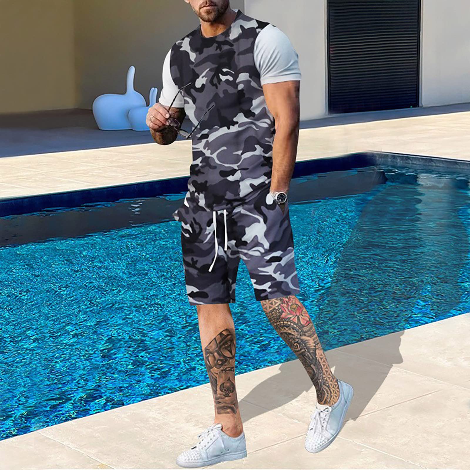 Summer Men Camouflage T shirt  - Outdoor Hunting Outfit ulasan dan harga