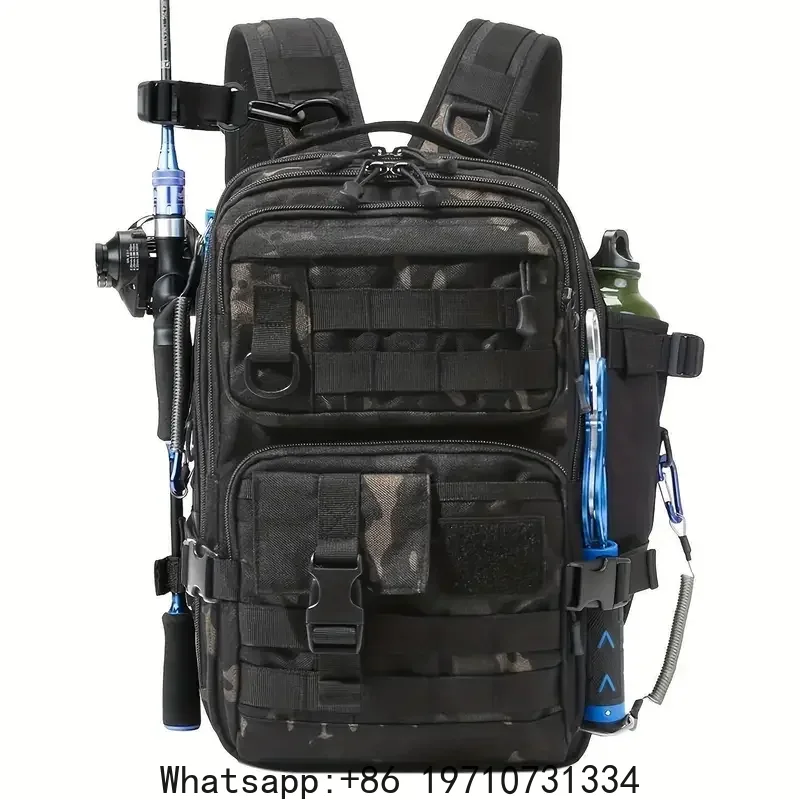 1000D Waterproof  Backpack Tac - Hunting Fishing Outdoor ulasan dan harga