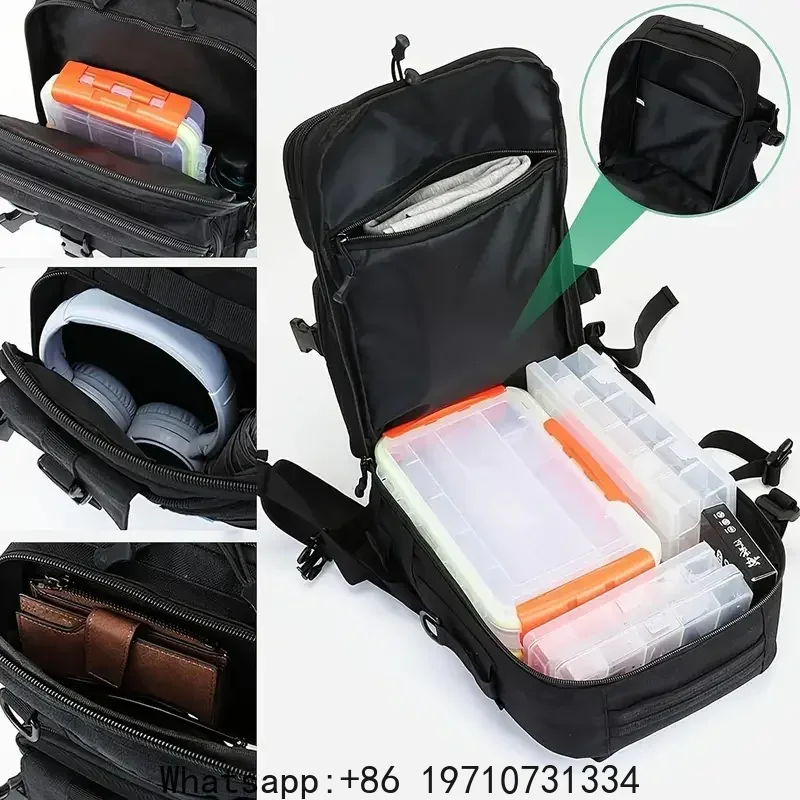 1000D Waterproof  Backpack Tac - Hunting Fishing Outdoor ulasan dan harga