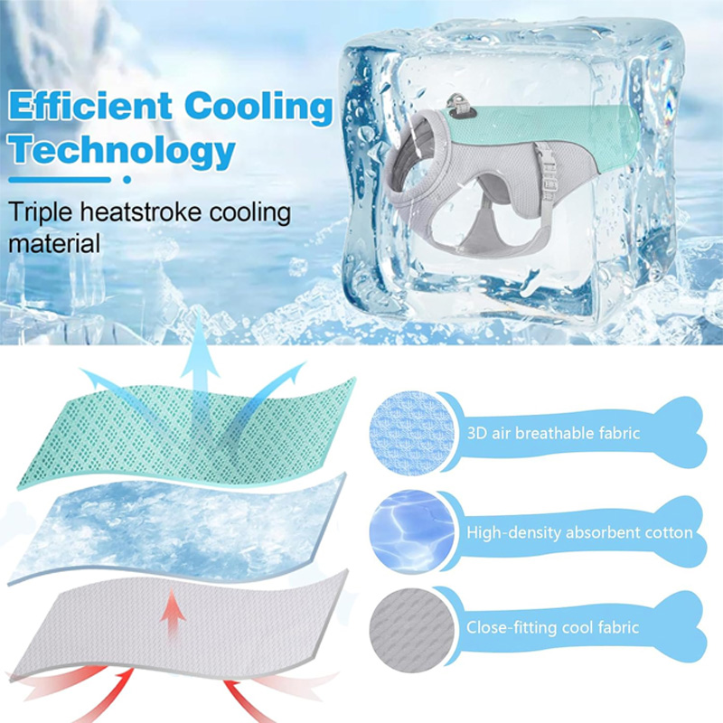 medium-sized dog Cooling Vest  - Hunting Dog Outdoor ulasan dan harga
