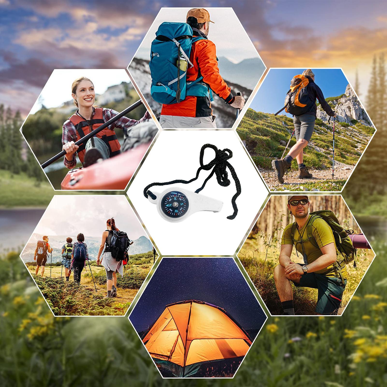 Safety Whistle Multi-Functiona - Hunting Outdoor Gear ulasan dan harga