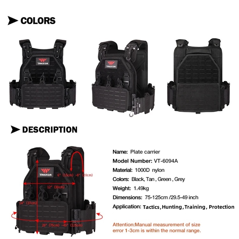 YAKEDA Tactical Vest 6094 Fast - Hunting Outdoor Gear ulasan dan harga
