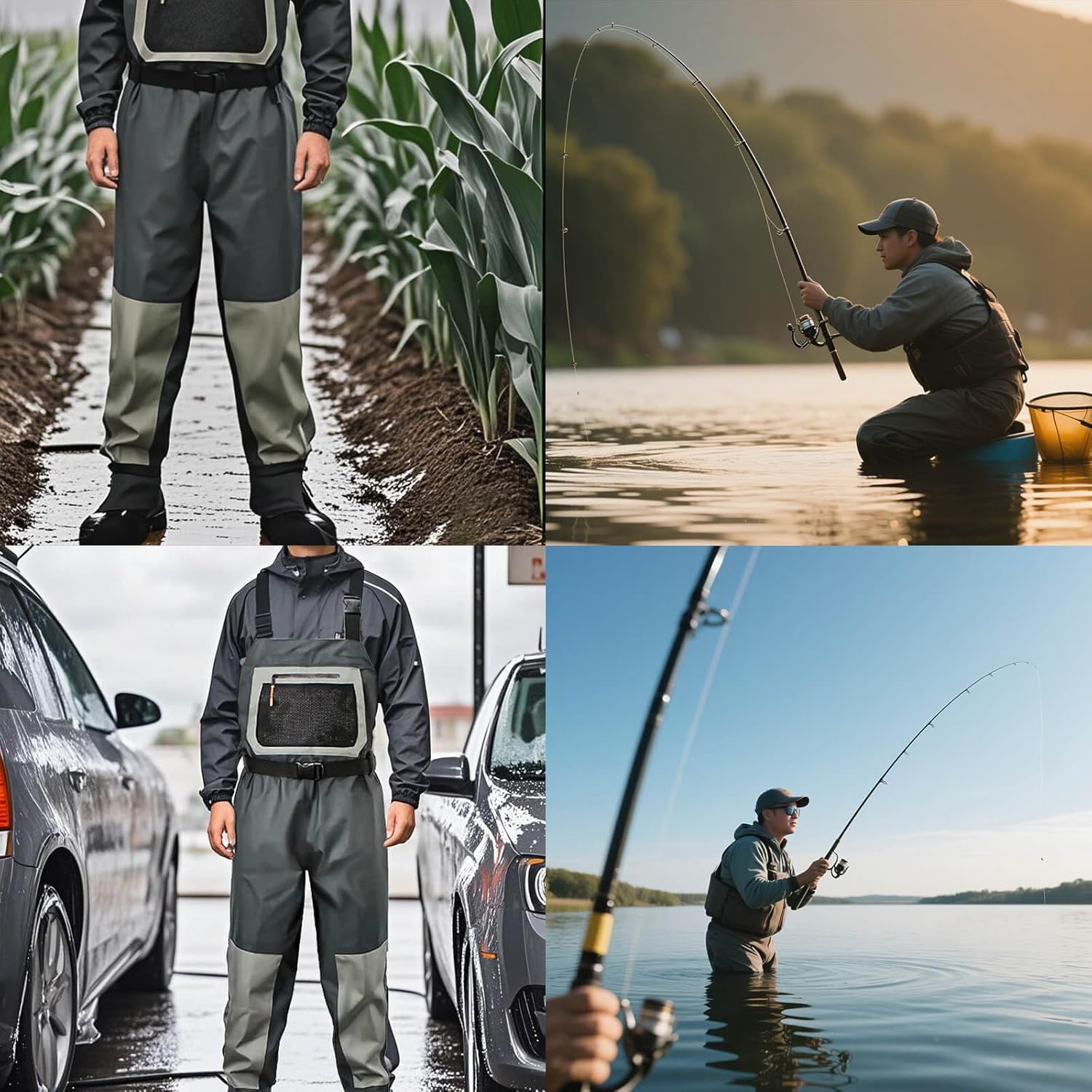 Fishing Waders for Men, Waterp - Fishing Waders Breathable ulasan dan harga