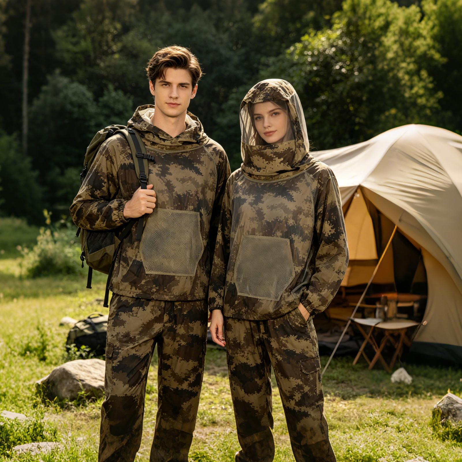 Hunting Suit Fly Proof Mesh Ou - Outdoor Hunting Outfit ulasan dan harga