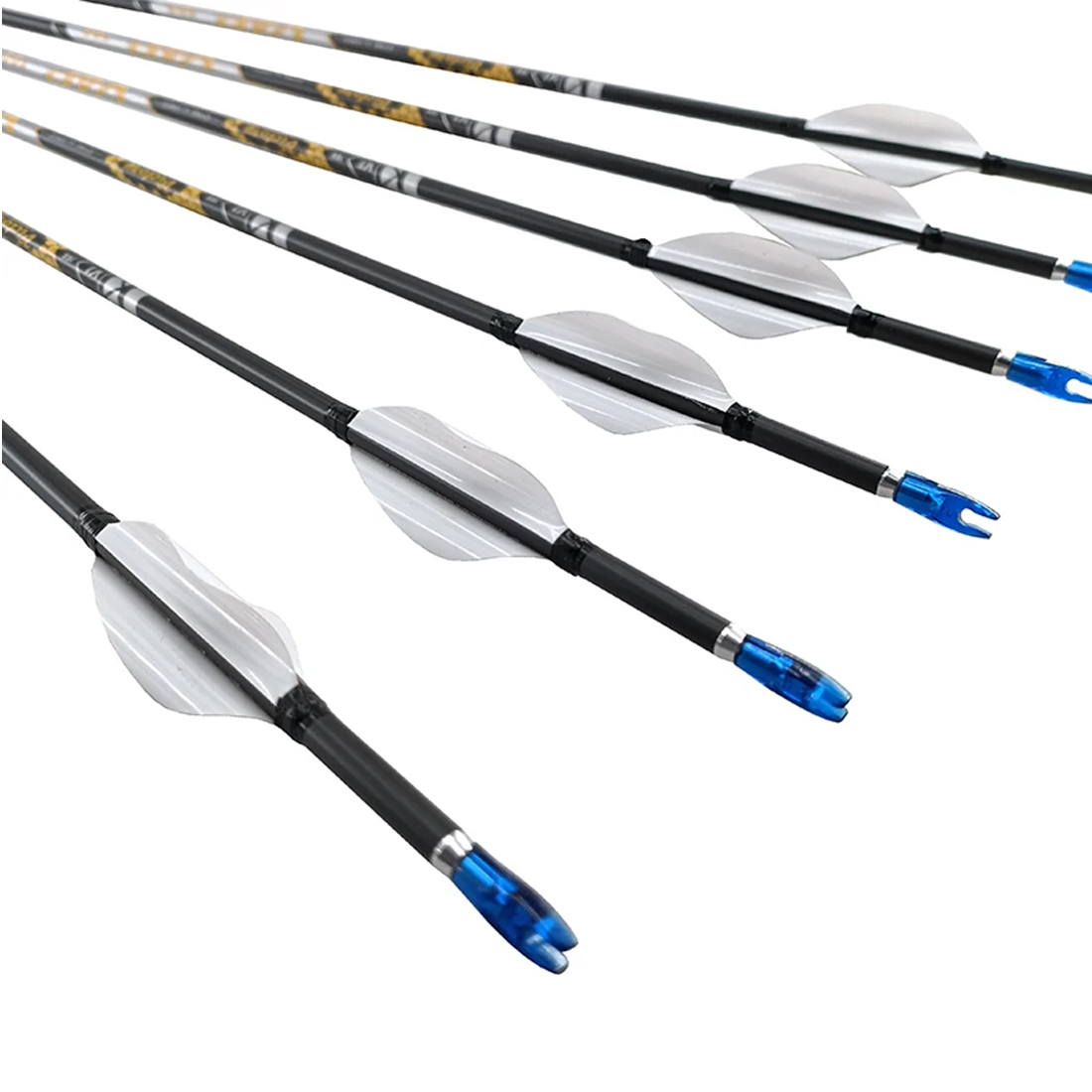 12PCS Carbon Arrows Sp350-1000 - Hunting Bow Compound ulasan dan harga