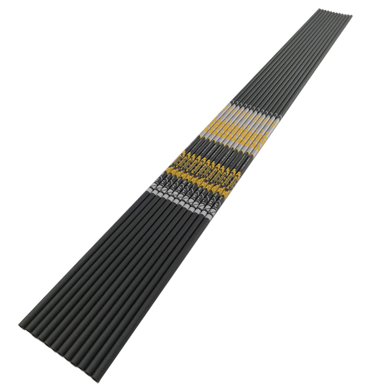 12PCS Carbon Arrows Sp350-1000 - Hunting Bow Compound ulasan dan harga