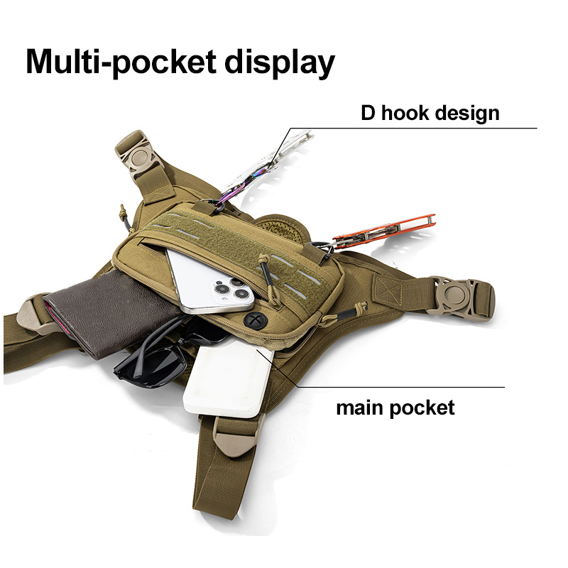 Tactical Front Chest Rig Bag V - Hunting Outdoor Gear ulasan dan harga