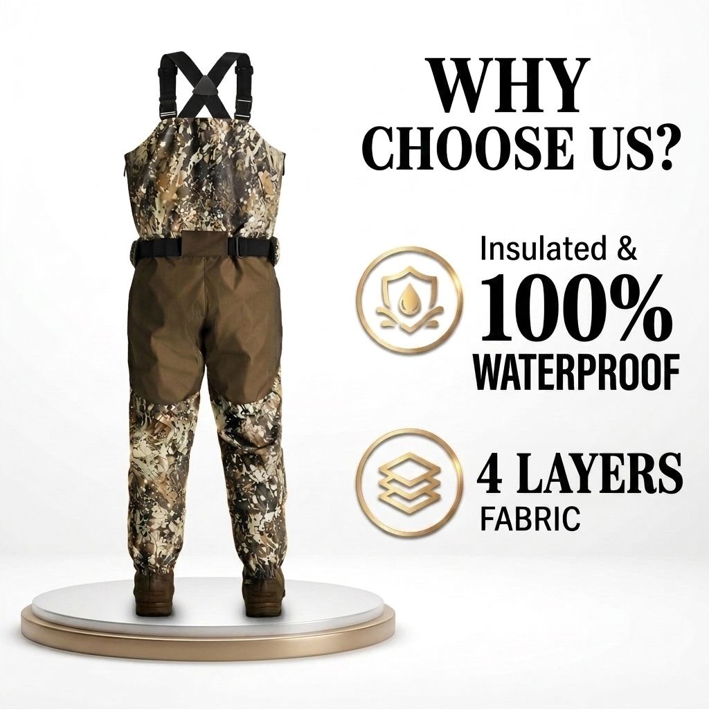 Unisex 4-Layer Breathable Wate - Fishing Waders Breathable ulasan dan harga