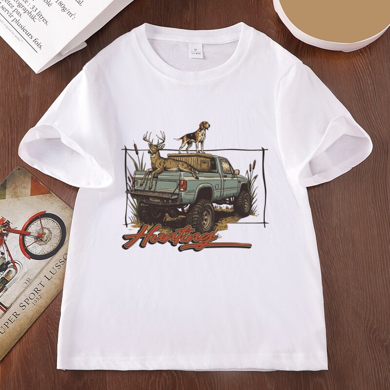 Hunting T Shirt Deer Hunting T - Hunting Dog Outdoor ulasan dan harga