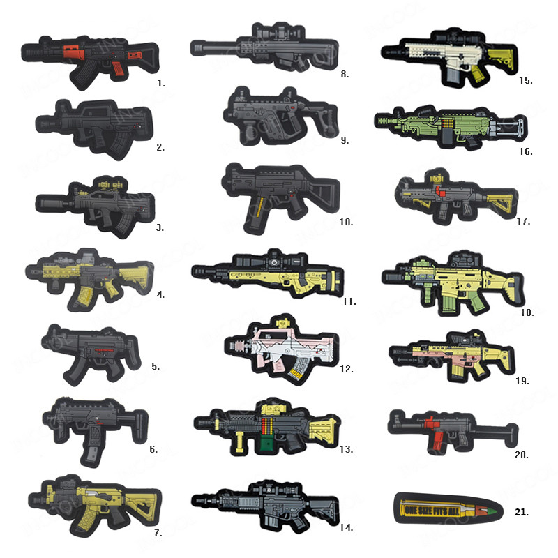 3D PVC Rubber Gun Patch AK47 H - Hunting Blind Fabric ulasan dan harga