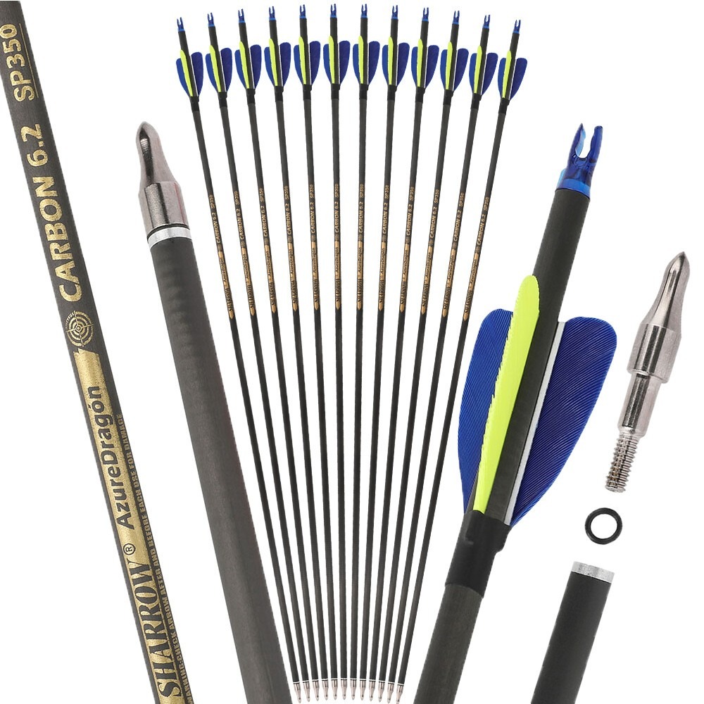 Carbon Arrows 32 Inch Spine 50 - Hunting Bow Compound ulasan dan harga