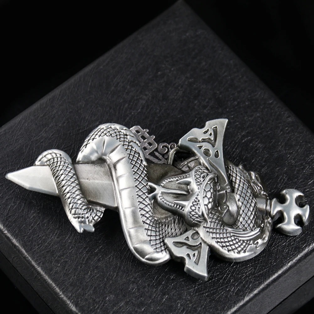Snake Totem Knife Sword Belt B - Outdoor Hunting Outfit ulasan dan harga