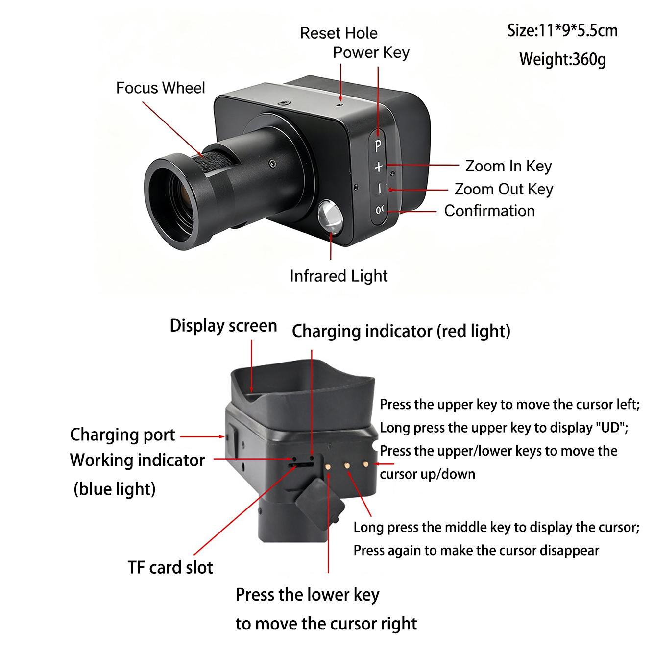 NV99y Night Vision Device Comp - Hunting Bow Compound ulasan dan harga