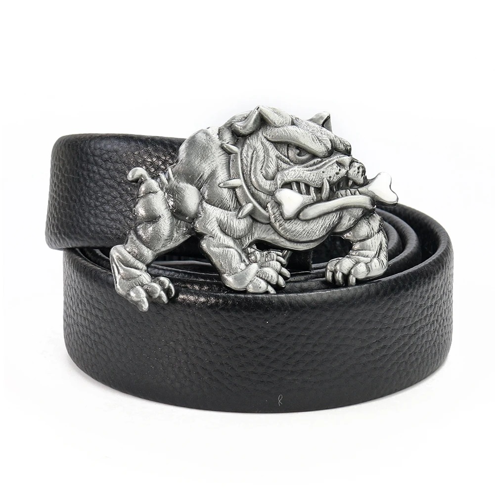 Pit Bull Dog Fangs Belt Buckle - Hunting Dog Outdoor ulasan dan harga